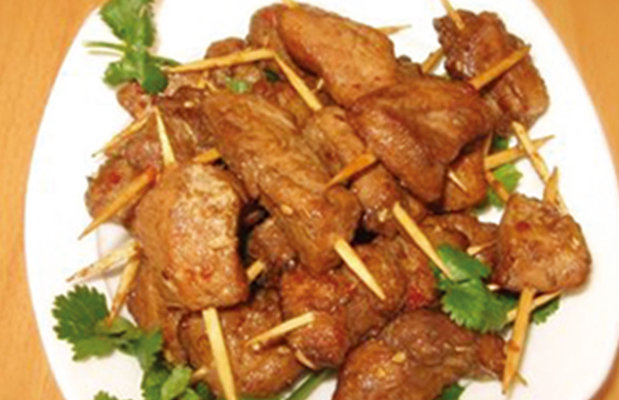 китайский шашлык палочках