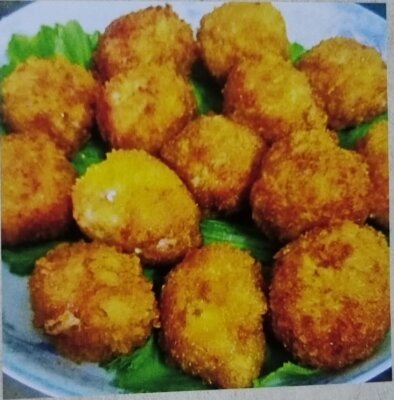 Жареные гребешки в сухарях