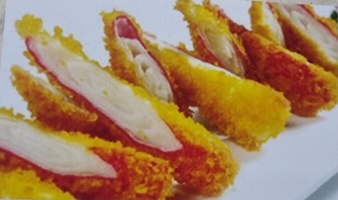 Крабовые палочки в сухарях