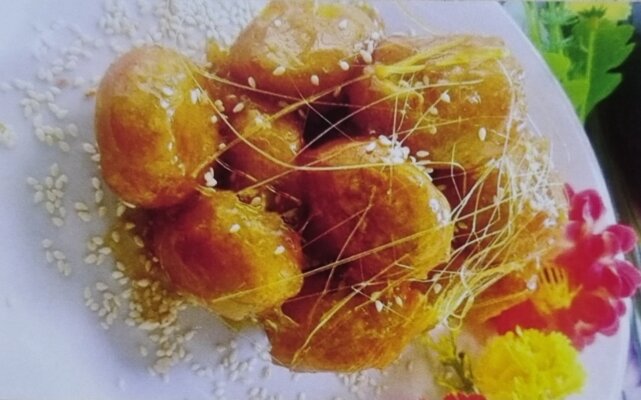 Яблоки в карамели